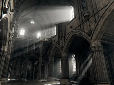 Gothic Cathedral 3D model