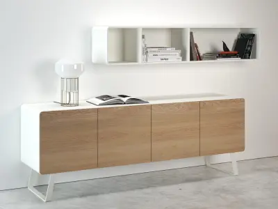 Loop E Sideboard and Shelf 3D model