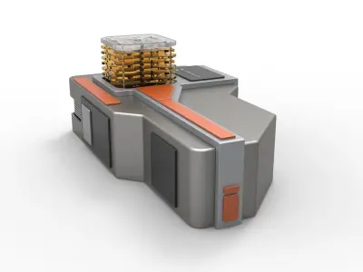 Enhancement module from Star Trek The Next Generation 3D print model