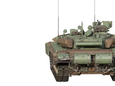 Tank T-90A 3D model