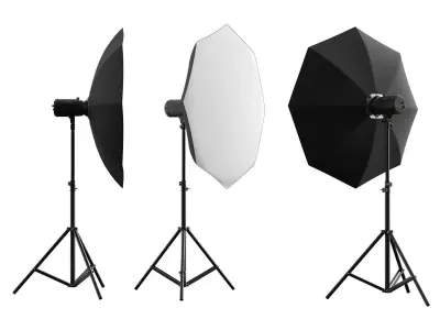 Photo Studio Set 3D model