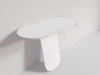 Shimmer console table Free low-poly 3D model