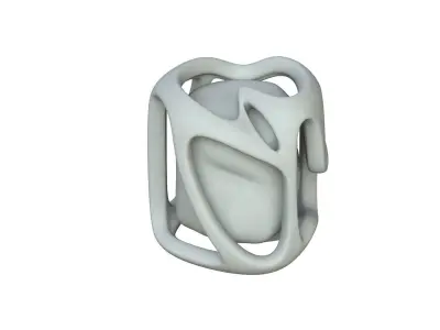 SciFi Shape Object Low Poly 117 Low-poly 3D model
