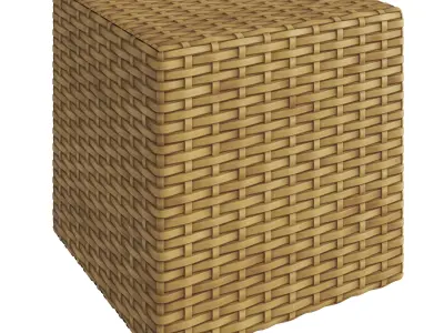 Gold Rattan Material Texture