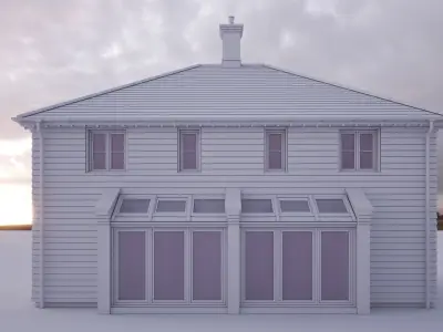British House Bosc 2B2 3D model