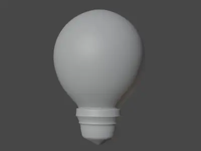 Table lamp 3D model 74