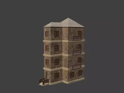 House Model 97 Low-poly 3D model
