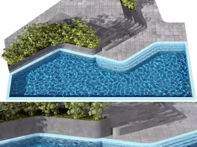 SWIMMING POOL NO120 A 3D model