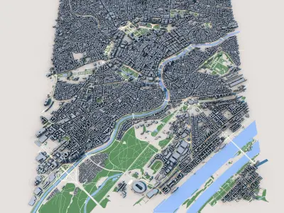Vienna City Austria 3D model