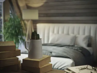 Dolomite Chalet 3D model