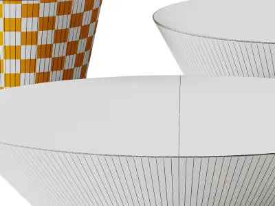 POND Round coffee tables by ACERBIS 3D model
