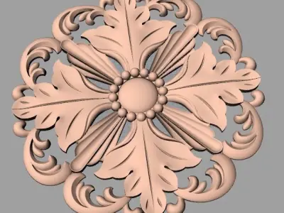 Artcam Aspire 3D relief models STL Files used for CNC E584 3D model