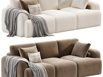 Bonent Sofa Low-poly 3D model