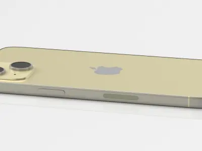 Apple iPhone 15 Plus Yellow 3D model