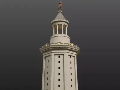 Lighthouse of Alexandria 3D model