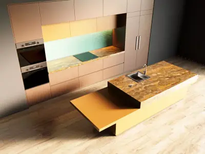 85-Kitchen1 matte 8 3D model