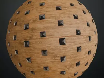 Antique High-Gloss Polished Mahogany PBR Seamless Texture