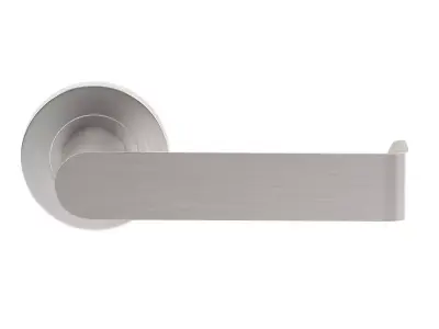 Compliant Satin Stainless Steel Door Handle 3D model