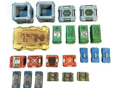 Space Station Hangar 3D print model