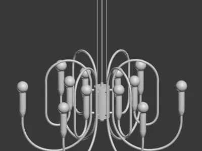 Inspiration Pendant 12 Loft Concept 3D model