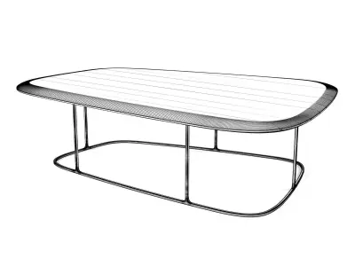 Ten Living Tables 3D model