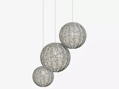 Wire mesh light 3D model