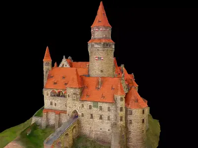 Bouzov Castle 3D model