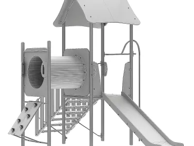 children s playground 03 3D model