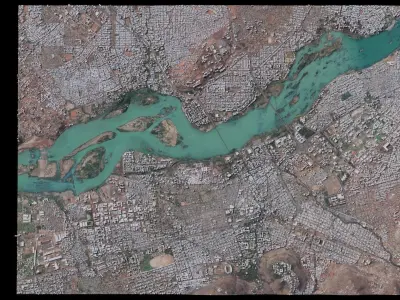 Bamako - Mali 3D model