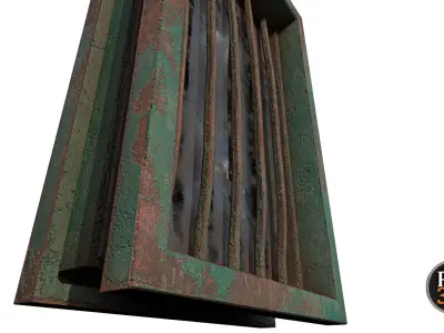 Window version N5 Low-poly 3D model