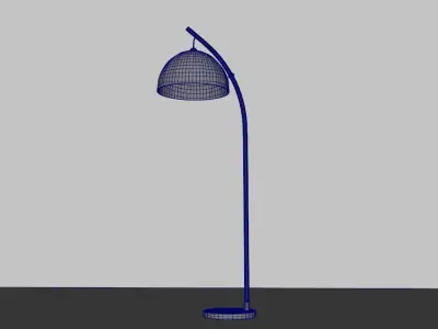 Modern Arc Floor Lamp 3D model