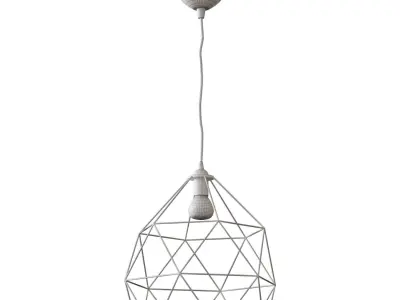 BRUNSTA  HEMMA Pendant lamp black30 cm 3D model