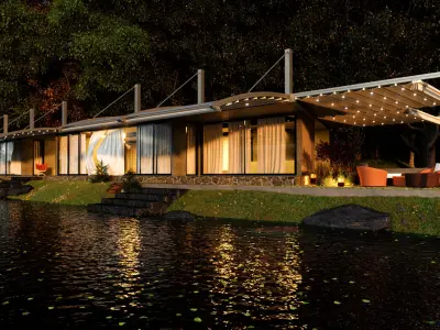 Forest House 3D model