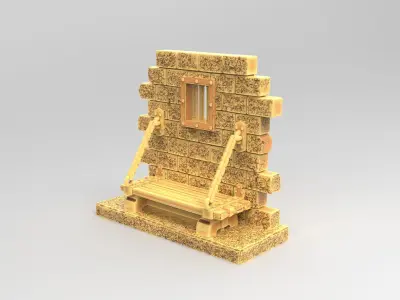 Prison Bed  3D print model