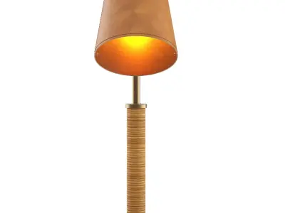 Cognac Hendrick Task Lamp 3D model