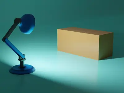 Animated Lamp Free 3D model