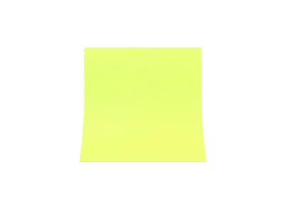 Memo Note v1 003 Low-poly 3D model