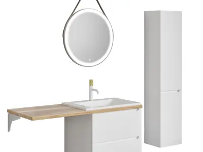 Jorno Wood 122 L-R for washing machine 3D model