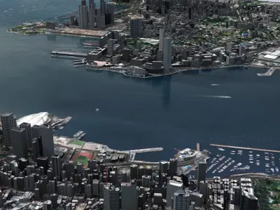 China Hong Kong 3D model