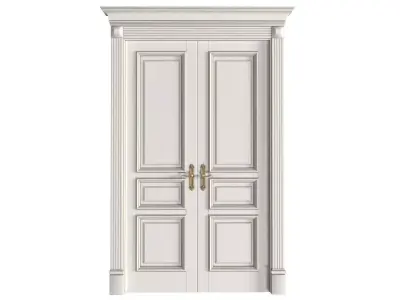 Entrance Classic interior doors 3D model