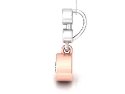 Simple light weight pendant with STL 3dm 3D print model