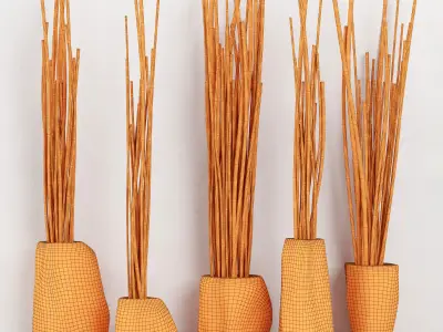 Dranch in vase 3D model