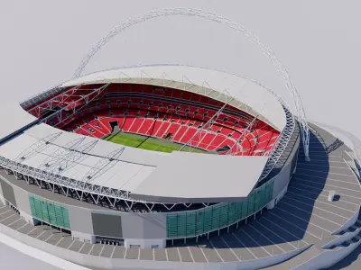 Wembley Stadium - London England 3D model