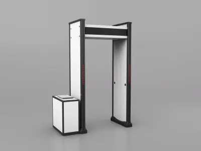 Multizone Door Frame Metal Detector 3D model