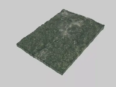 Greensboro City Low-poly 3D model