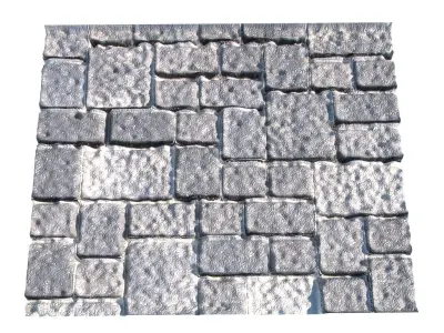 Cobblestone Path 3D model