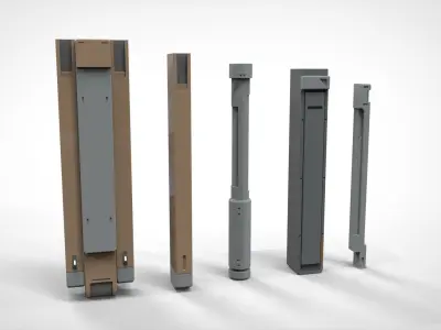 Sci-Fi architecture Elements collection 27 3D model