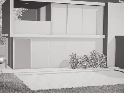 Modern 3D House 3D model