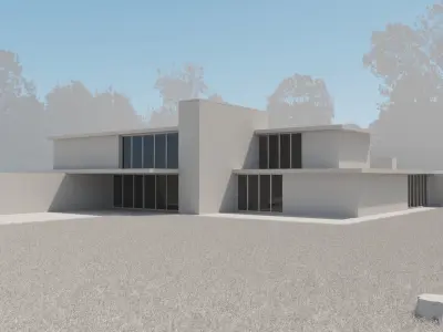 Brick House 3D model