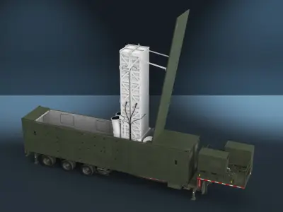  US Army Typhon Missile Launcher Rigged 